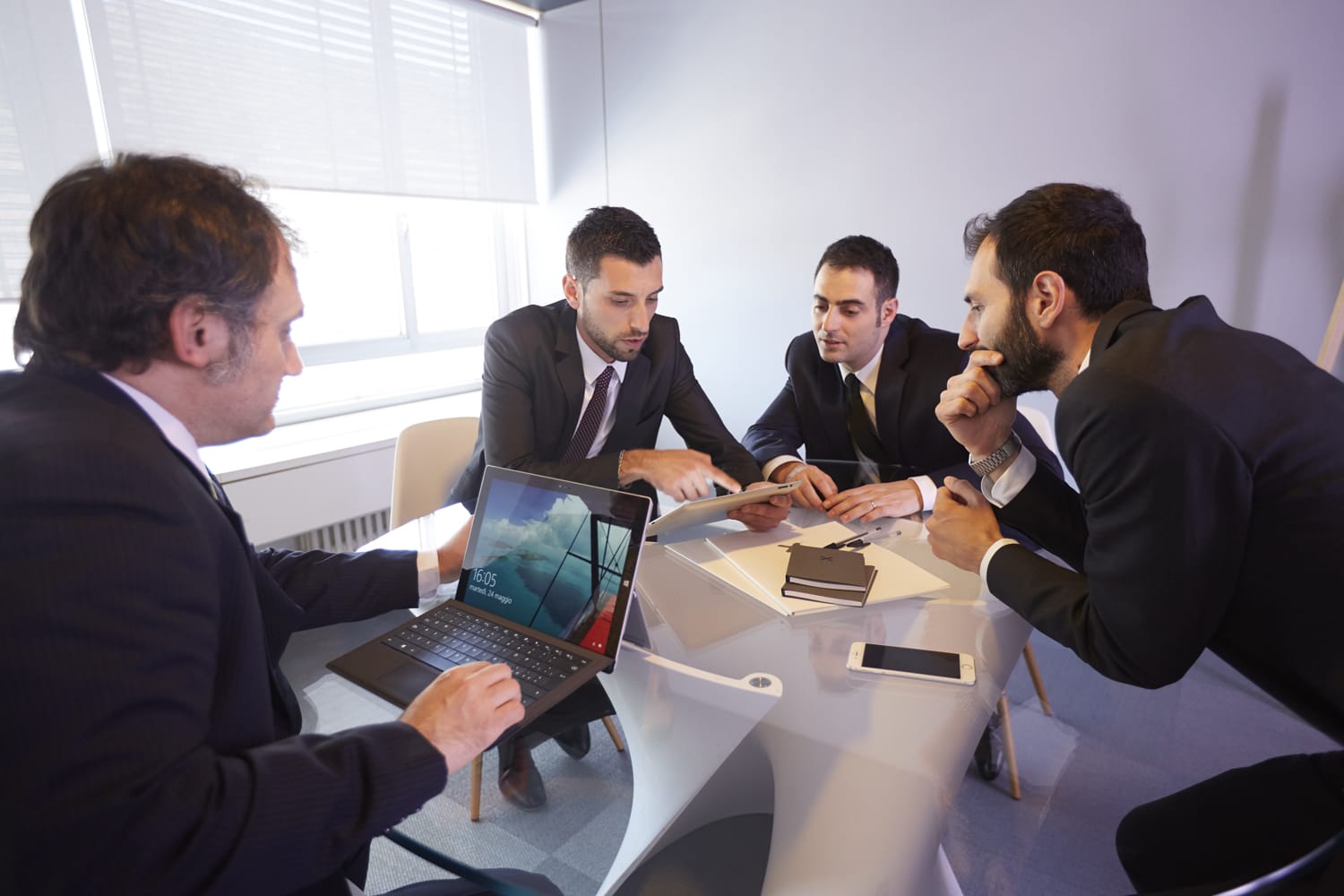 - XY consultants in meeting